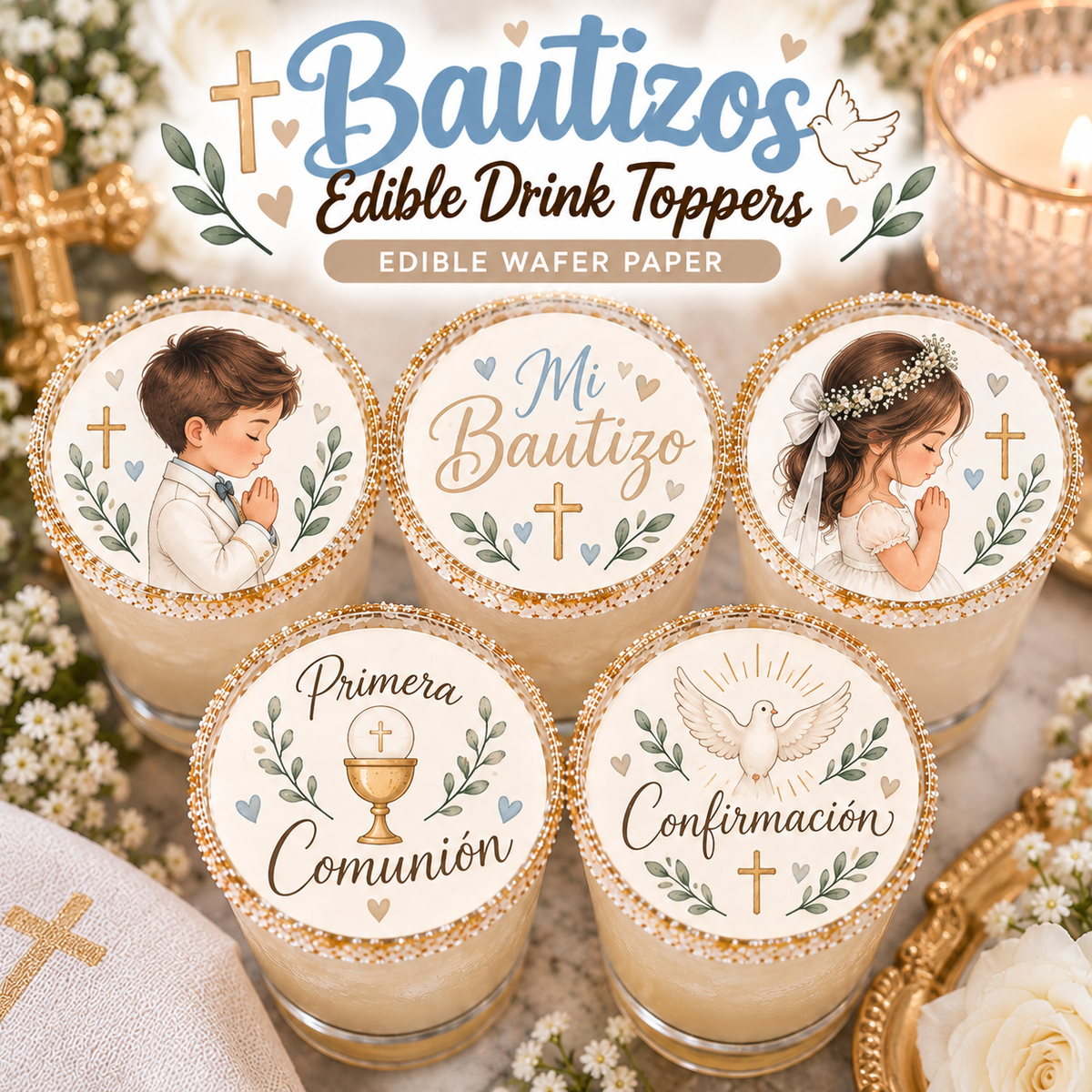 Custom Drink Toppers