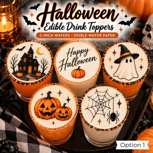 Halloween Drink Toppers