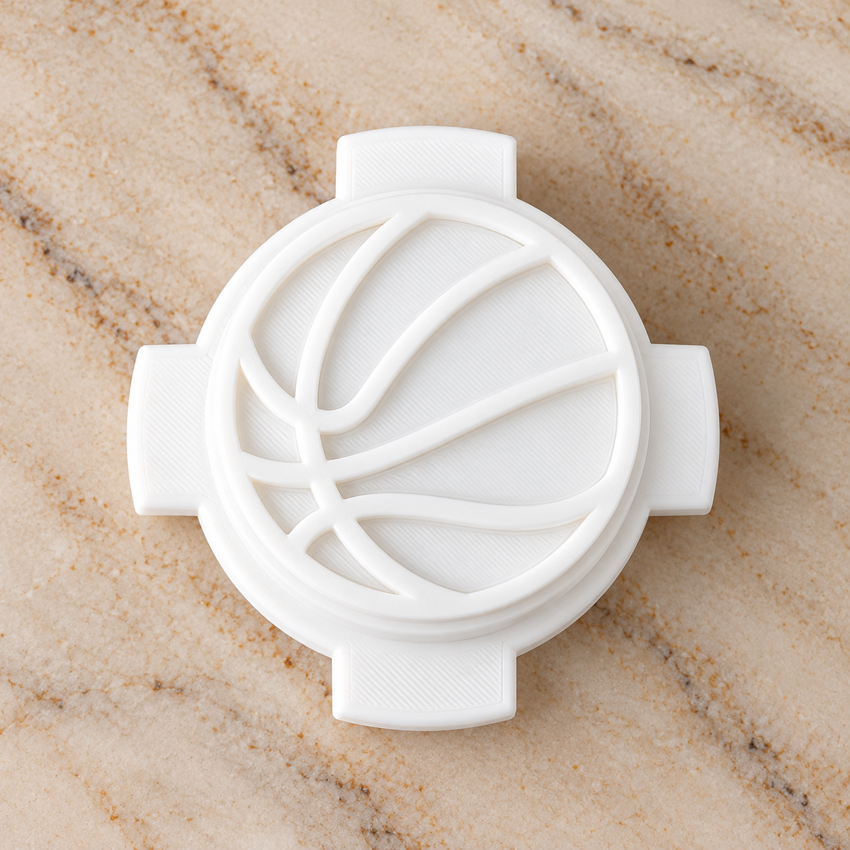 Basketball Ball Cake Pop Mold - 3D Printed