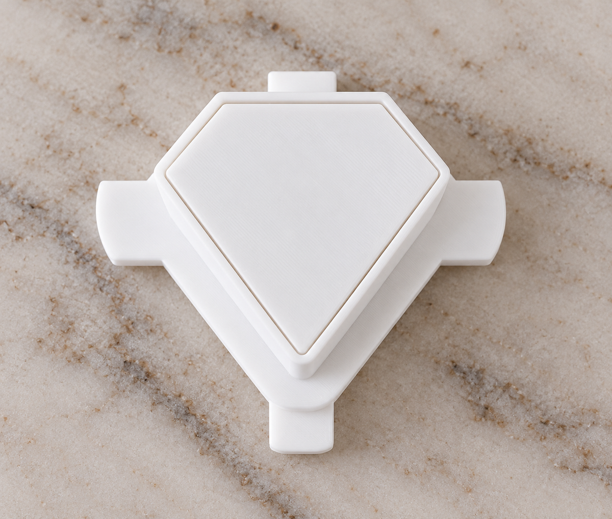 Diamond Cake Pop Mold - 3D Printed