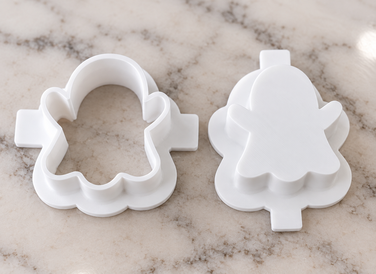 Ghost With Hands Cake Pop Mold - 3D Printed