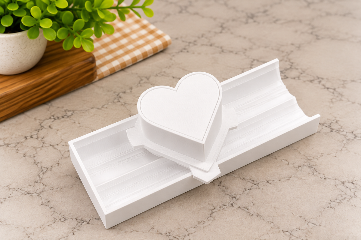 Heart Cake Pop Mold - 3D Printed