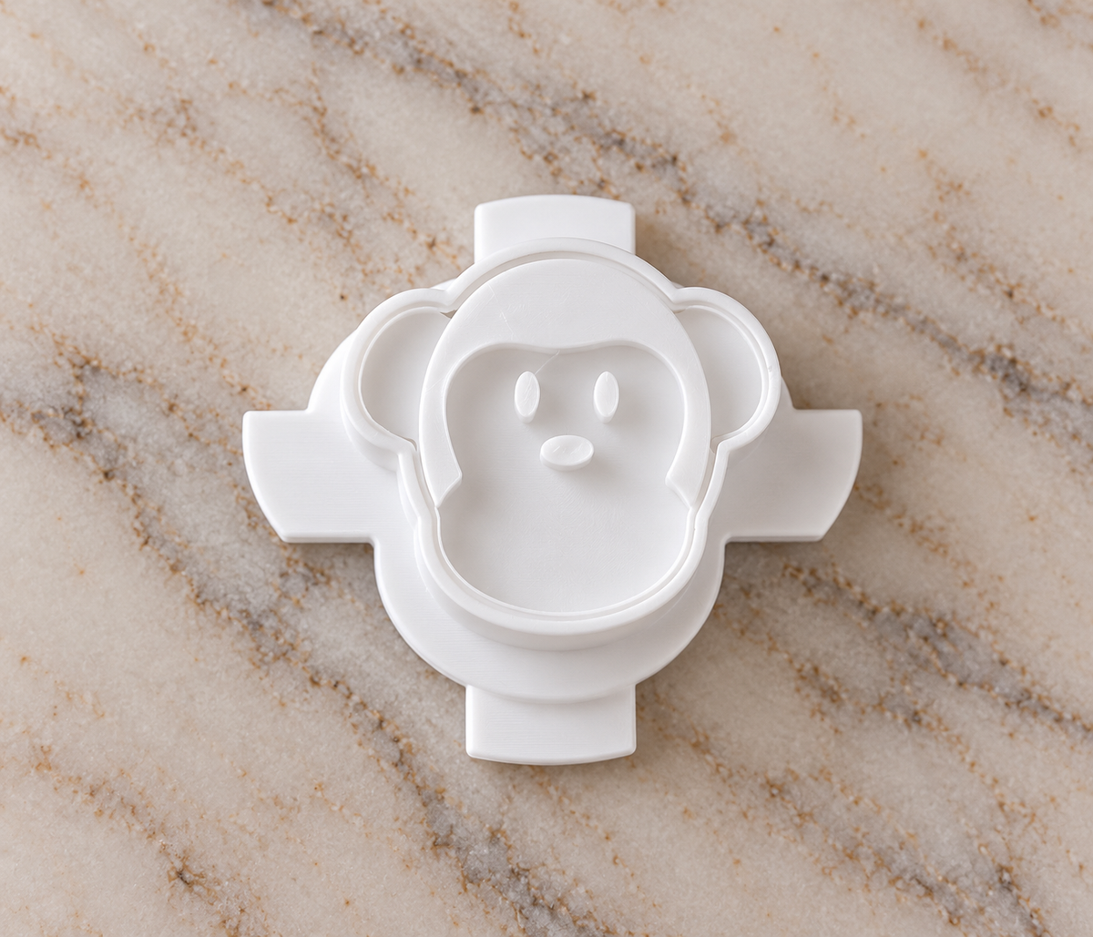 Monkey Cake Pop Mold - 3D Printed