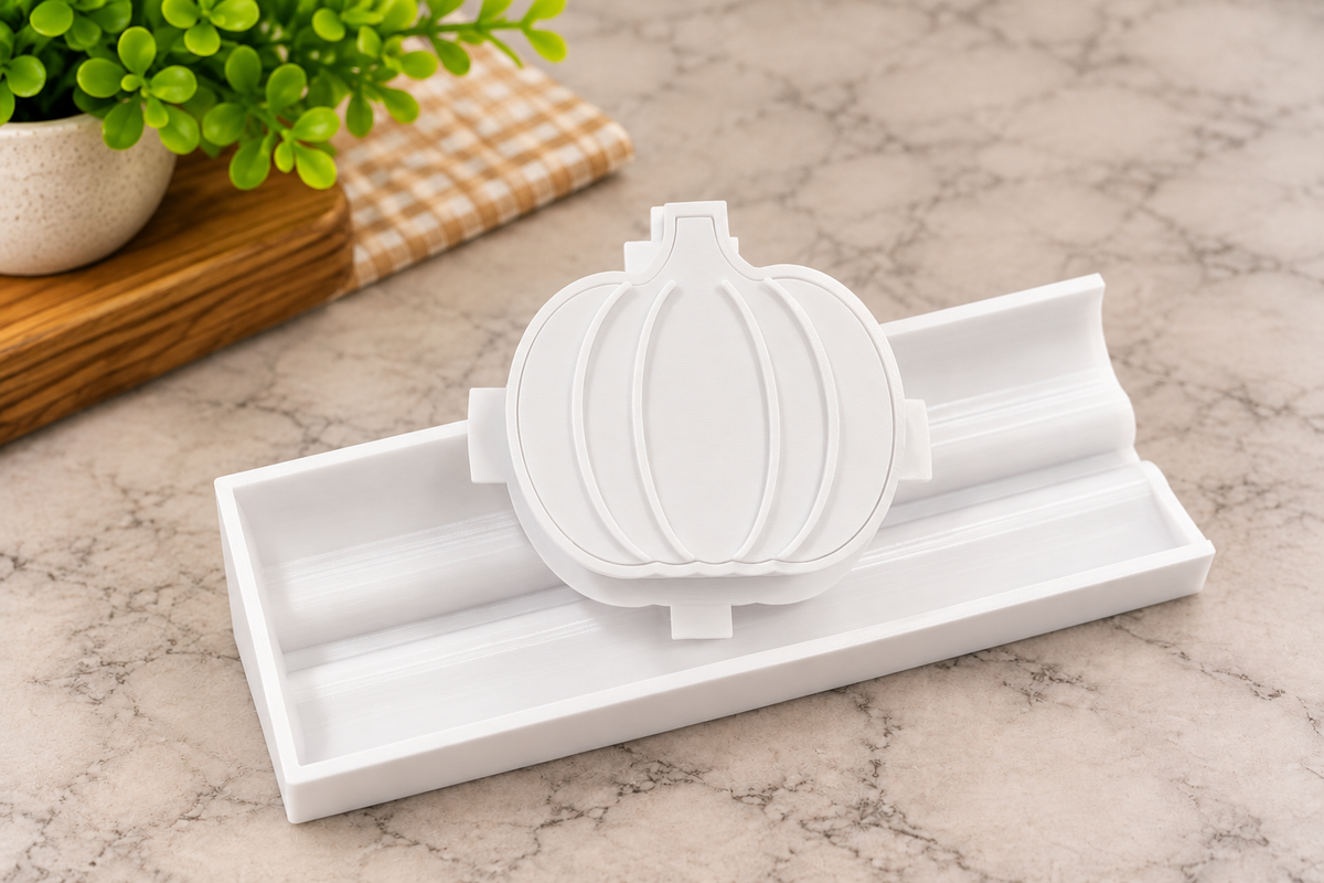 Pumpkin Cake Pop Mold - 3D Printed