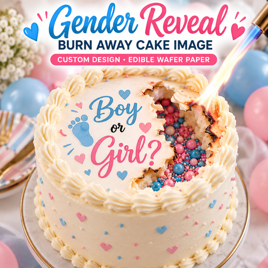 Burn Away Cake Topper