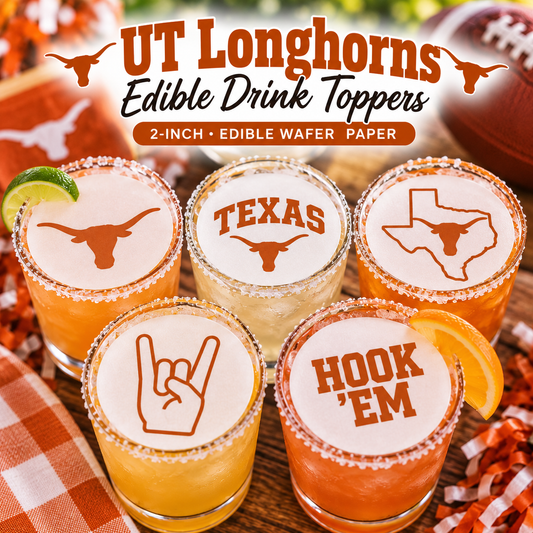 UT Longhorns Drink Toppers