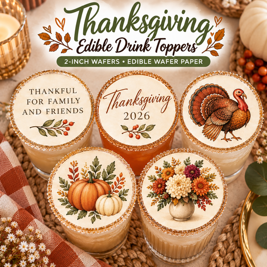 Thanksgiving Drink Toppers