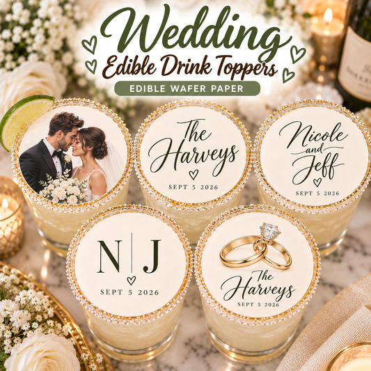 Custom Drink Toppers