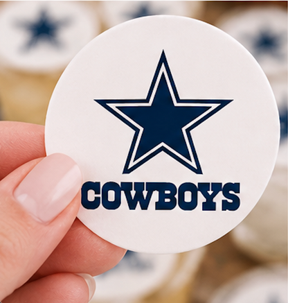Dallas Cowboys Drink Toppers
