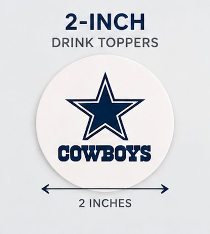 Dallas Cowboys Drink Toppers