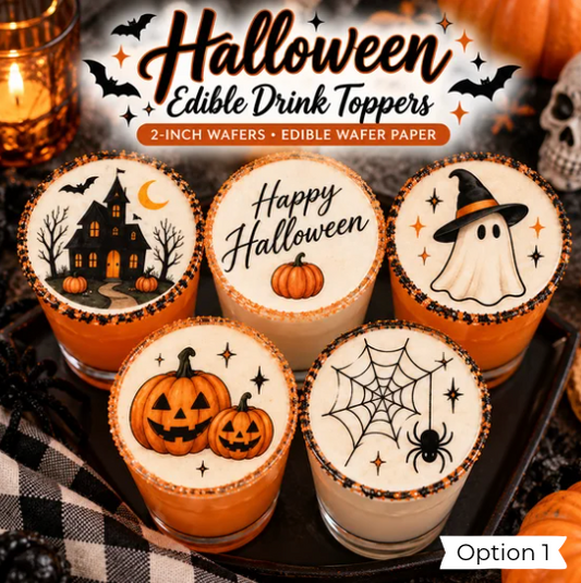 Halloween Drink Toppers