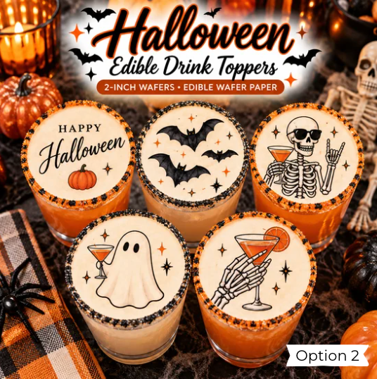 Halloween Drink Toppers