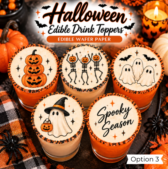 Halloween Drink Toppers