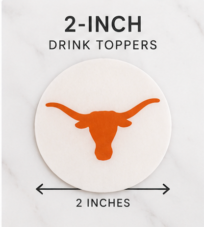 UT Longhorns Drink Toppers