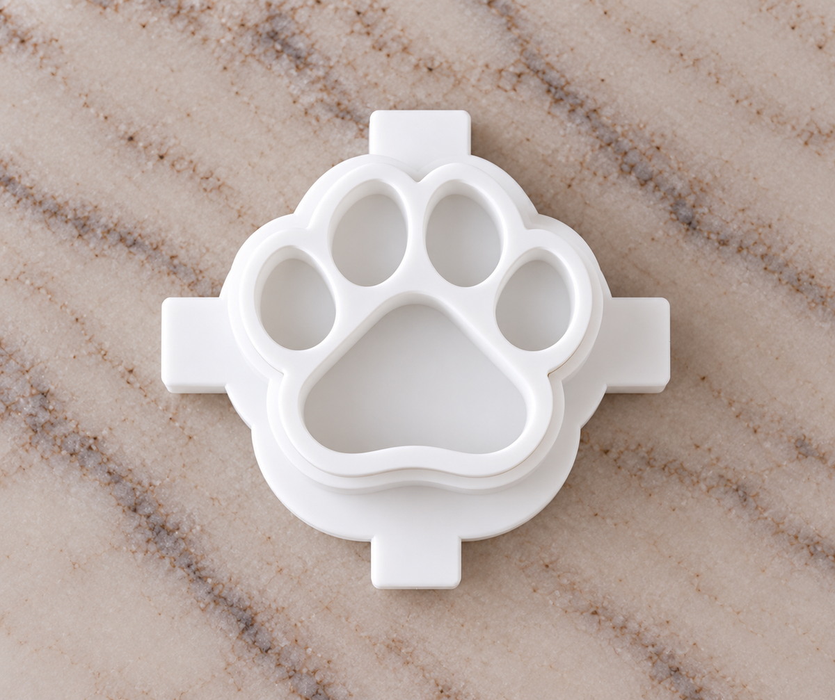 Dog Paw Cake Pop Mold - 3D Printed
