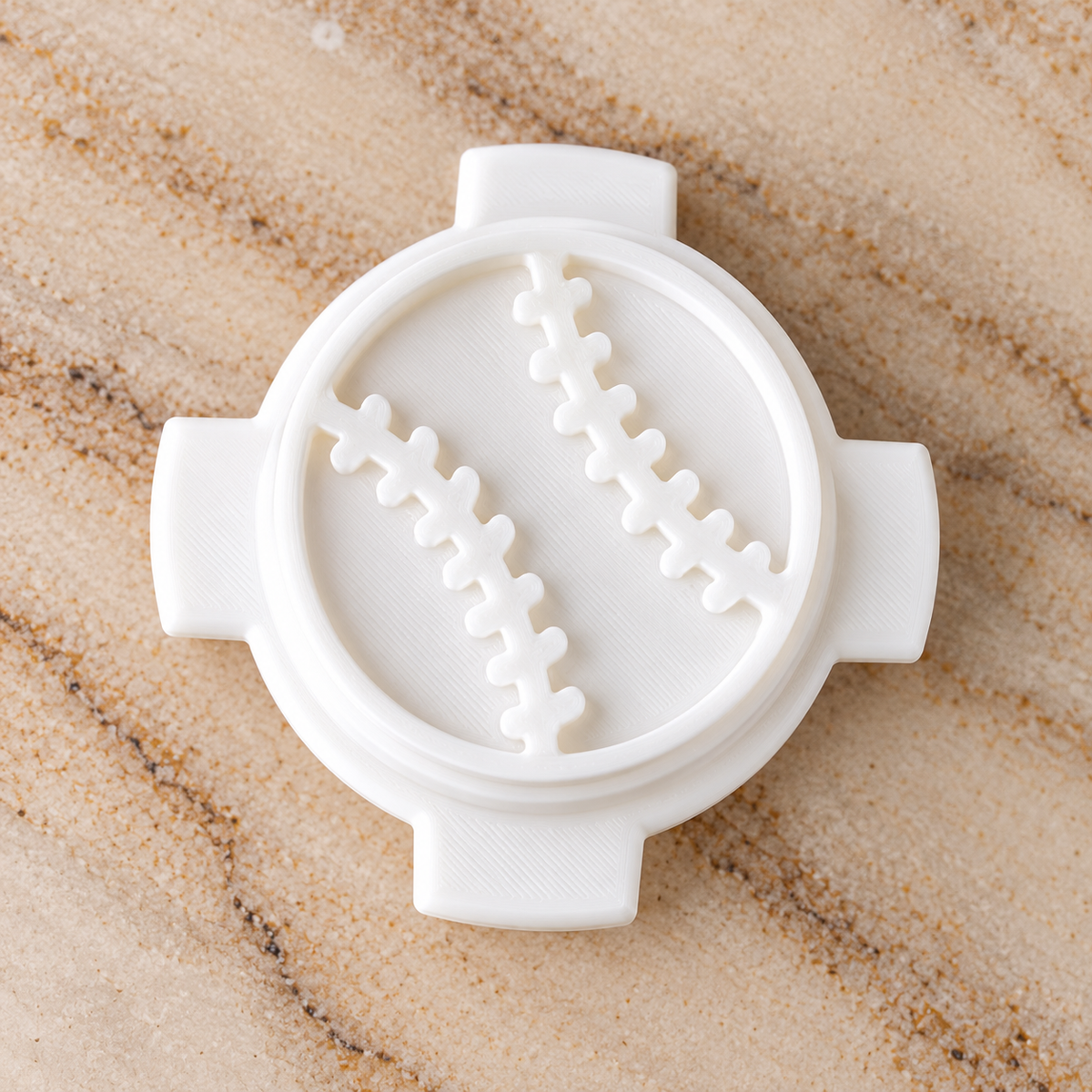 Volleyball Ball Cake Pop Mold - 3D Printed