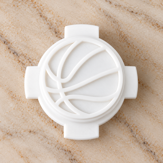 Basketball Ball Cake Pop Mold - 3D Printed