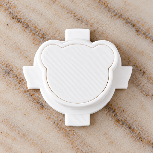 Bear Face Cake Pop Mold - 3D Printed