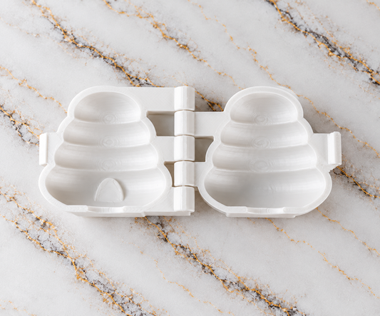 3D Beehive Cake Pop Mold - 3D Printed