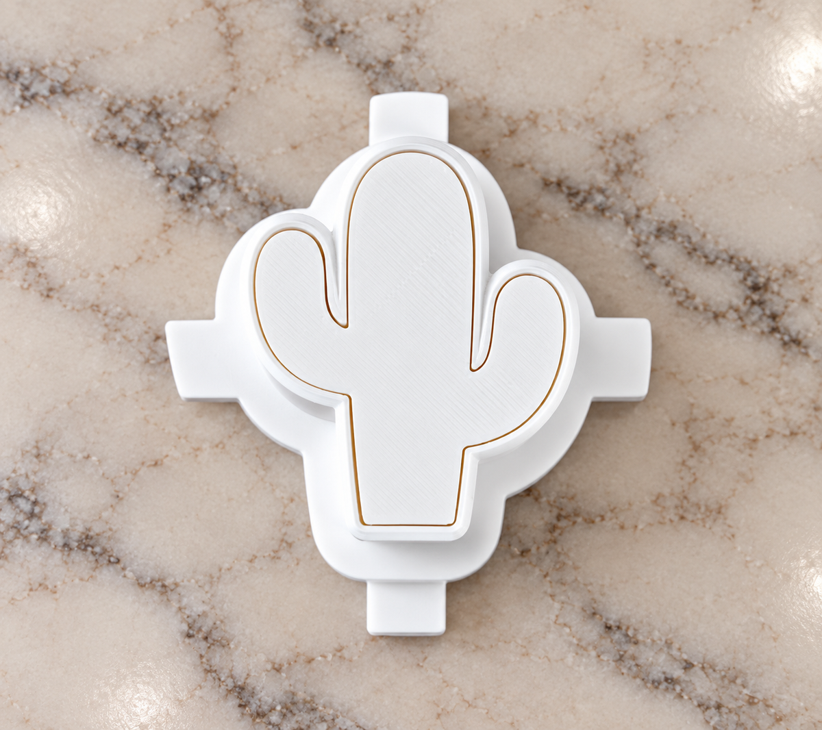 Cactus Cake Pop Mold - 3D Printed