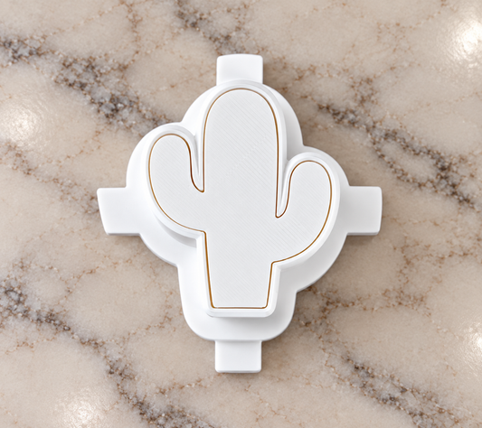 Cactus Cake Pop Mold - 3D Printed