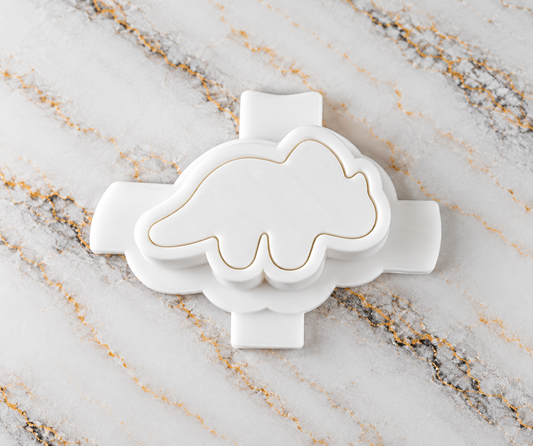 Dinosaur Triceratops Cake Pop Mold - 3D Printed
