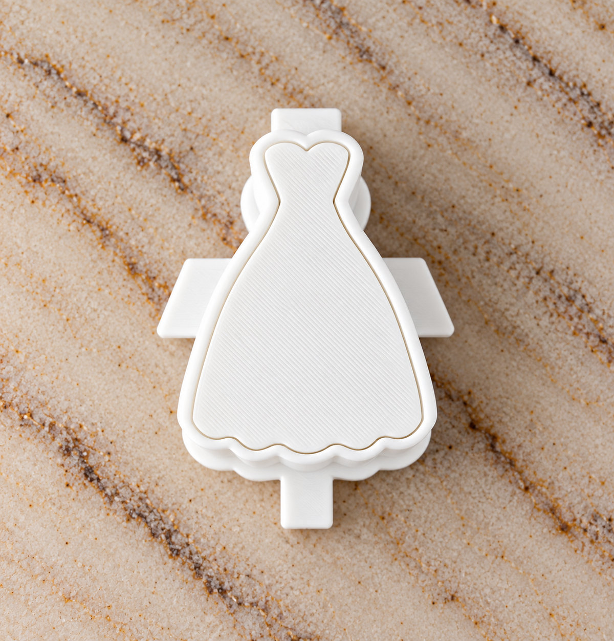 Princes Dress Sleeveless Cake Pop Mold - 3D Printed