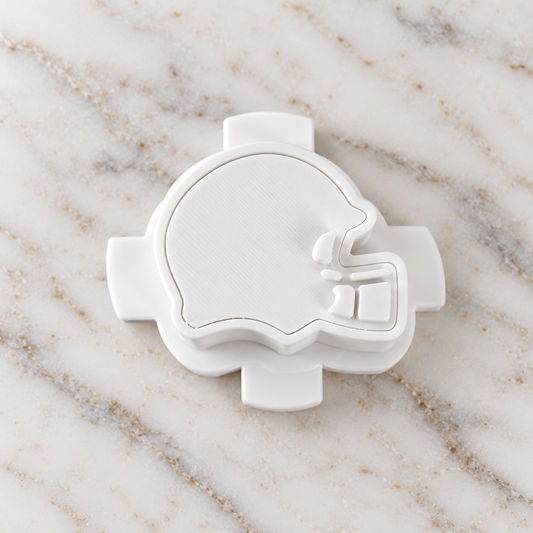 Football Helmet Cake Pop Mold - 3D Printed