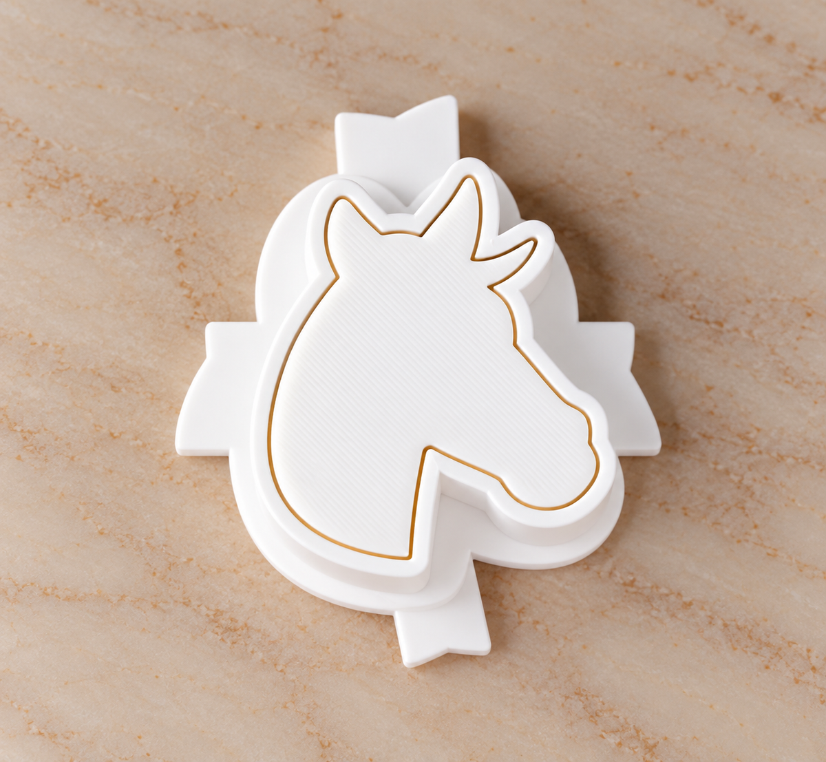 Horse Cake Pop Mold - 3D Printed