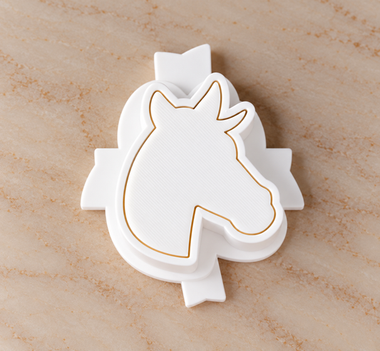 Horse Cake Pop Mold - 3D Printed