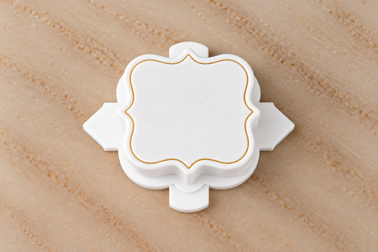 Plaque Cake Pop Mold - 3D Printed