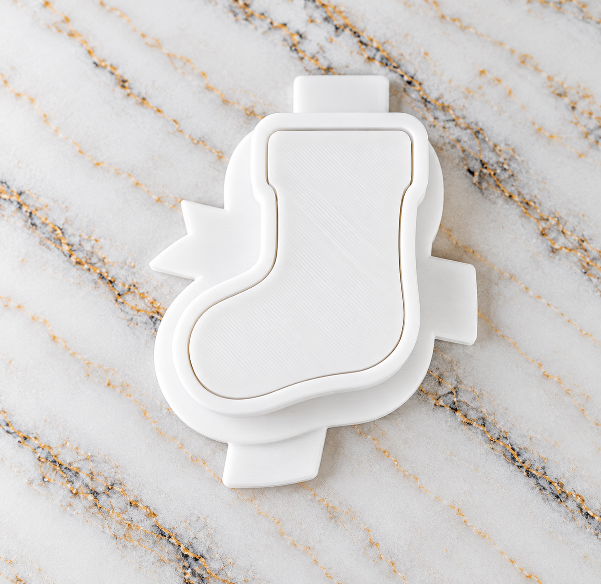 Christmas Stocking Cake Pop Mold - 3D Printed