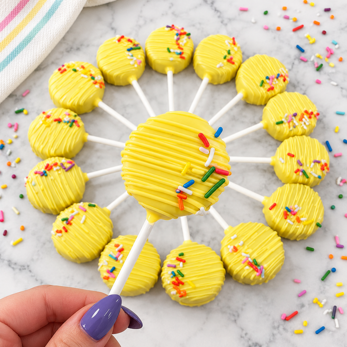 Birthday Cake Cake Pops